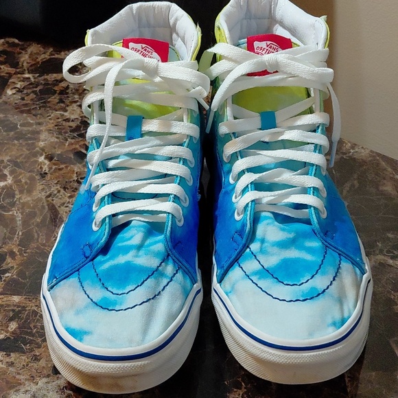 Vans Sk8 Hi Spongebob Imaginaaation Rainbow Mens 9.5 & Womens 11 High Top Shoes - Picture 2 of 13